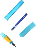 Pelikan Pelikano Jr. Fountain Pen, Left-Handed, Medium Nib, Turquoise #924894