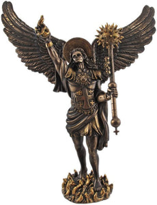 Pacific Giftware 12.75" Archangel Uriel with Spear Statue #8835
