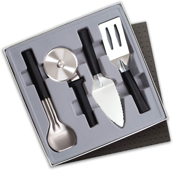 Rada Cutlery Ultimate Utensil Gift Set, Black Handle #G250