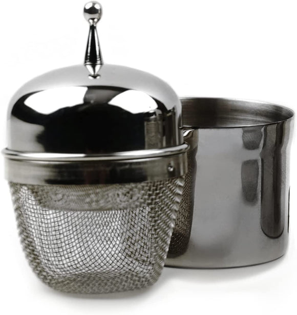 RSVP International 1/2-Cup Floating Tea Infuser, Silver #945