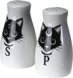 Pacific Giftware Gothic Magic Cat Salt and Pepper Shaker Set #13798