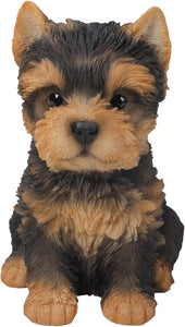 Pacific Giftware 6.5" Seated Yorkshire Terrier Puppy Figurine #12458