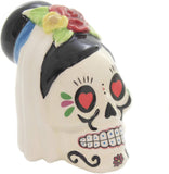 Pacific Giftware DOD Bride and Groom Skulls Salt and Pepper Shakers #10169
