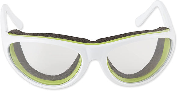 RSVP International Onion Goggles, White Frame #TEAR-W