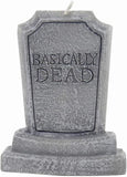Gift Republic Basically Dead Tombstone Candle, Grey #GR452092