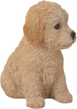 Pacific Giftware 6.5" Seated Labradoodle Puppy Figurine #12461