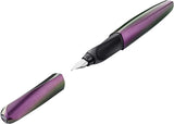Pelikan Twist Fountain Pen with 1 Ink Cartridge, Medium Nib, Shine Mystic #814638