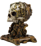 Pacific Giftware Steampunk Skull Bookends #11146