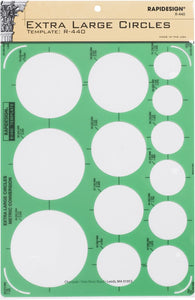 Chartpak Extra Large Circles Template #R440