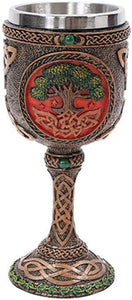 Pacific Giftware Celtic Tree of Life Wine Goblet #11101