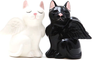 Pacific Giftware 3.5" Angelic Cats Salt and Pepper Shakers Set #8786