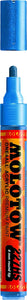 Molotow ONE4ALL Acrylic Paint Marker, 4mm, Metallic Blue #227.302