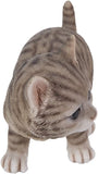 Pacific Giftware 8" Cute Grey Tabby Kitten Figurine #12476