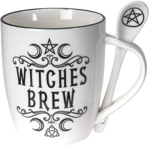 Pacific Giftware 11oz Witches Brew Mug and Spoon Set #13800