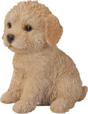 Pacific Giftware 6.5" Seated Labradoodle Puppy Figurine #12461