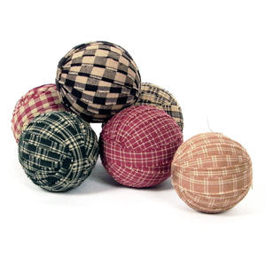 Country House Collection Assorted 6-Piece Large Rag Ball #62339