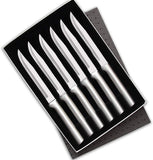 Rada Cutlery Six Utility/Steak Knives Gift Set, Silver Handles #S06