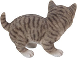 Pacific Giftware 8" Cute Grey Tabby Kitten Figurine #12476