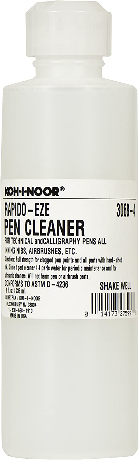 Koh-I-Noor Rapido-Eze Pen Cleaner, 8oz #30684