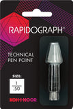 Koh-I-Noor Rapidograph Stainless Steel Technical Pen Point, .50mm #72D.1