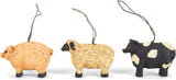 Country House Collection 1.5" Mini Farm Animals Ornaments Set/6 #98711