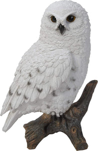 Pacific Giftware 6.7" Snow Owl Standing Figurine #13315