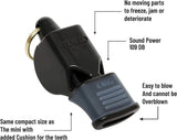 Fox 40 Whistles Mini CMG with Breakaway Lanyard, Black #9401-0008