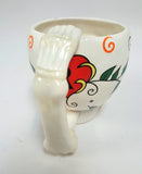 Pacific Giftware D.O.D. Skull Mug Cup White Tribal #11035