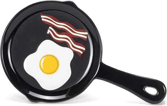 DII Design Imports Bacon and Eggs Spoon Rest Ceramic 8 3/4