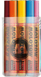Molotow ONE4ALL Acrylic Paint Marker Set 1, 4mm, Assorted Colors, 12 Marker Set #200.153
