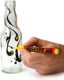 Molotow ONE4ALL Acrylic Paint Marker, 1.5mm, Neon Orange Fluorescent #127.430