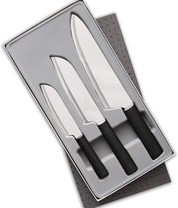 Rada Cutlery Chef Select Gift Set, Black Handles #G257