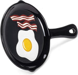 DII Design Imports Bacon and Eggs Spoon Rest Ceramic 8 3/4" Long #750651