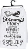 Primitives by Kathy 28"x28" Kitchen Towels Grammy Towel Set, Bundle of 2