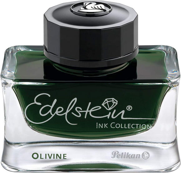 Pelikan Edelstein Bottled Ink for Fountain Pens, Olivine, 50ml #300674