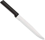 Rada Cutlery 7" Serrated Slicer Knife, Black Handle #W238