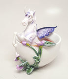 Pacific Giftware Enchanted Unicorn Tea Cup Art Figurine #11638