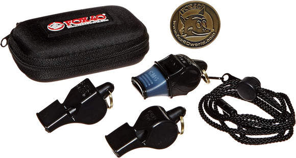 Fox 40 Referee Whistle #6906-0500, Pack of 3
