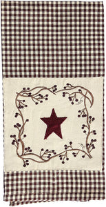 Country House Collection Stars 'N' Berries Patch Towel #88434