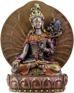 Pacific Giftware 6" White Tara, Buddhist Goddess Statue #Y6357