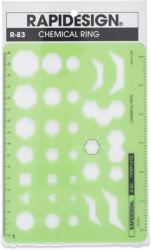 Chartpak Chemical Rings Template #R83