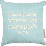 Primitives by Kathy 10"x10" Pillow - Mermaids #102984