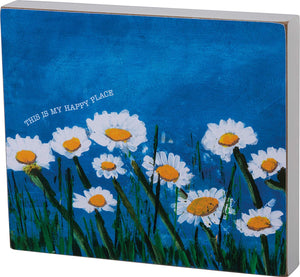 Primitives by Kathy 7"x6" Block Sign - This Is My Happy Place #102386