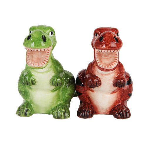 Pacific Giftware Dinosaur Salt And Pepper Shakers Set #9874