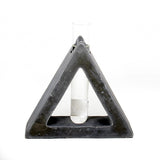 Pacific Giftware Concrete Large Triangle Bud Vase #Y9240