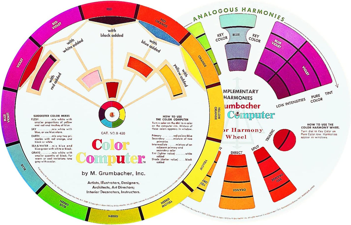 Grumbacher Computer Color Wheel, 8
