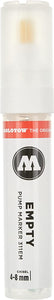 Molotow ONE4ALL Empty Marker, 4-8mm, Clear #311.000