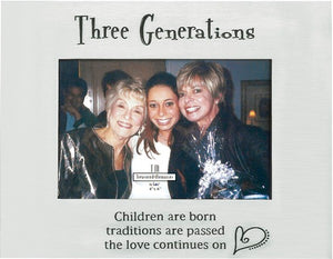 Ganz 4"x6" Three Generations Frame #EJ0441