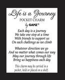 Ganz Life is a Journey Pocket Charm #ER0122