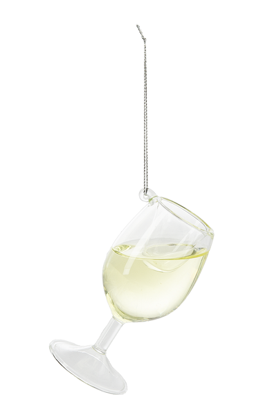 Primitives by Kathy Cheer Donnay Wine Glass Ornament #EX24351